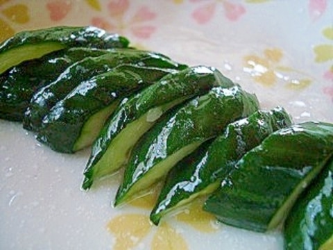 3時間で!きゅうりの粕漬け